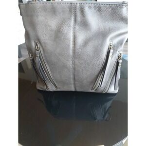 Bueno Collection Hobo Bag Purse Crossbody Double Handle Faux Leather Boho NWOT